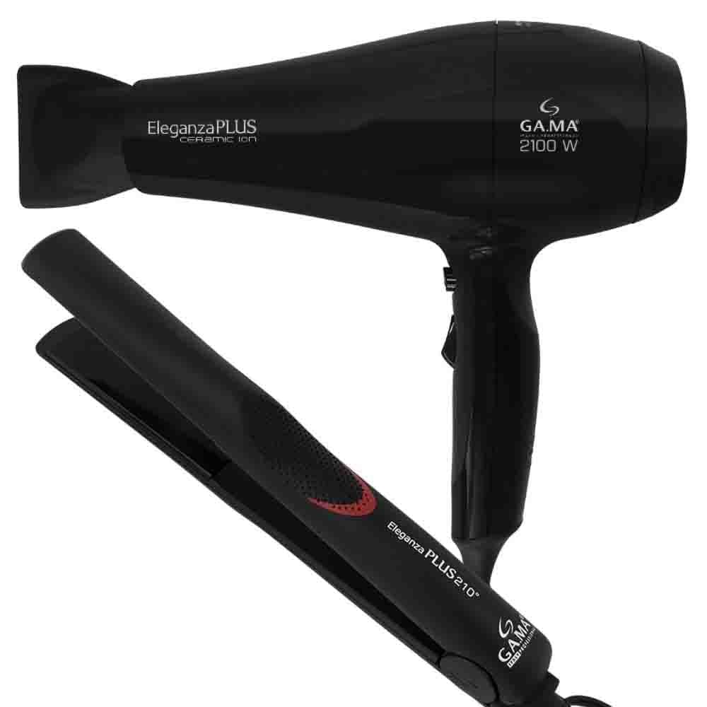 Kit Prancha E Secador De Cabelo Eleganza Plus