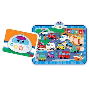 Tapete Infantil Shiny Toys Com Luz E Som Cidade +8 Meses
