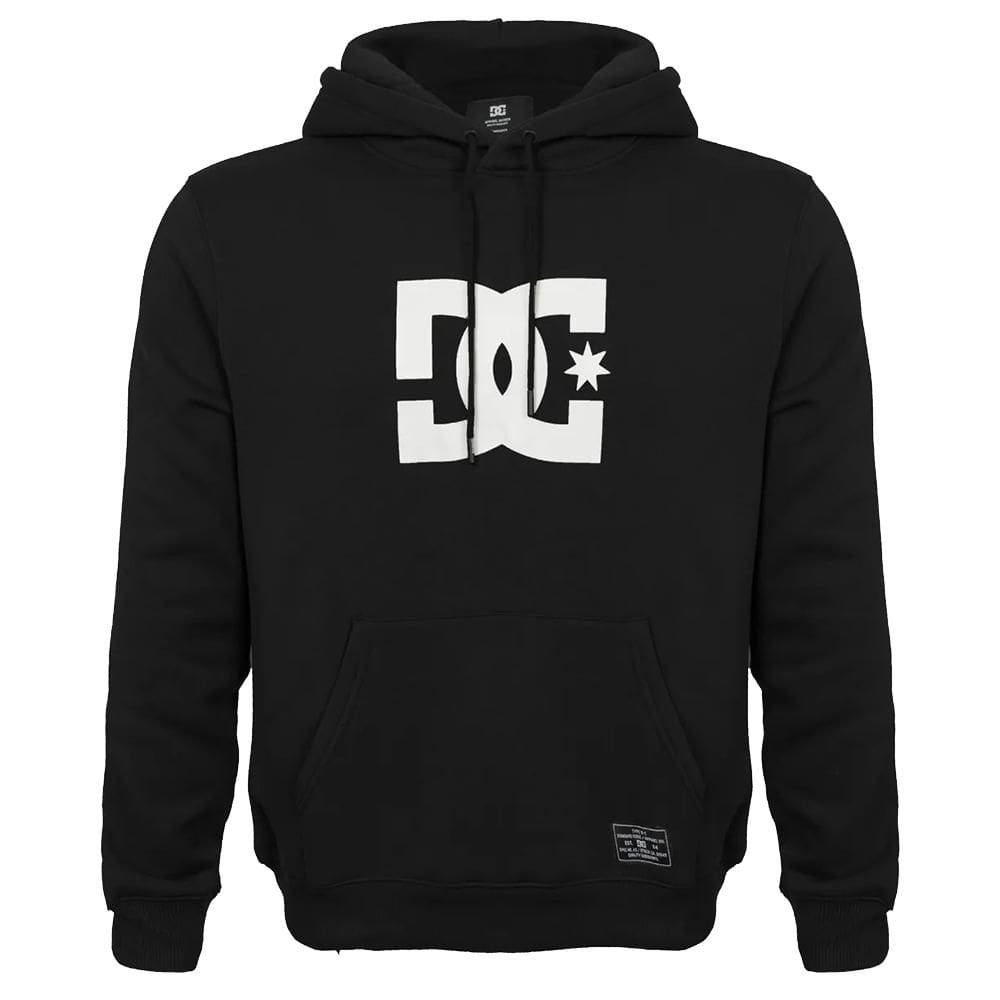 Moletom DC Shoes Canguru DC Star WT25 Masculino Preto