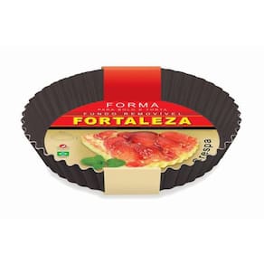 Forma Para Bolo e Torta Crespa Fundo Removivel Black 20 Fortaleza