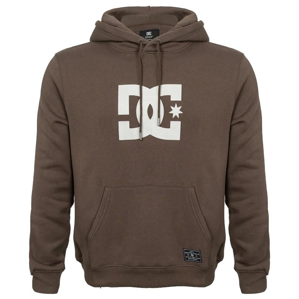 Moletom DC Shoes Canguru DC Star WT25 Masculino Marrom