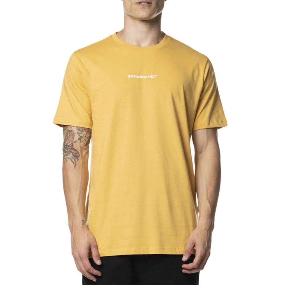 Camiseta Billabong Smitty WT25 Masculina Mostarda