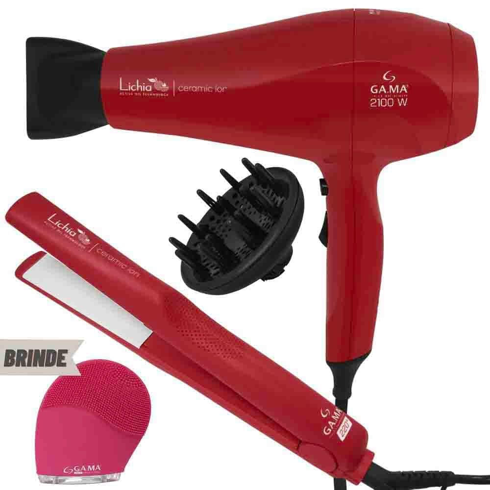 Kit Prancha E Secador De Cabelo Lichia