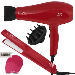 Kit Prancha E Secador De Cabelo Lichia