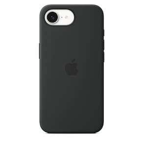 Capa de silicone para iPhone 16e – Preto