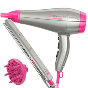 Kit Secador, Difusor e Prancha New Lumina Tourmaline