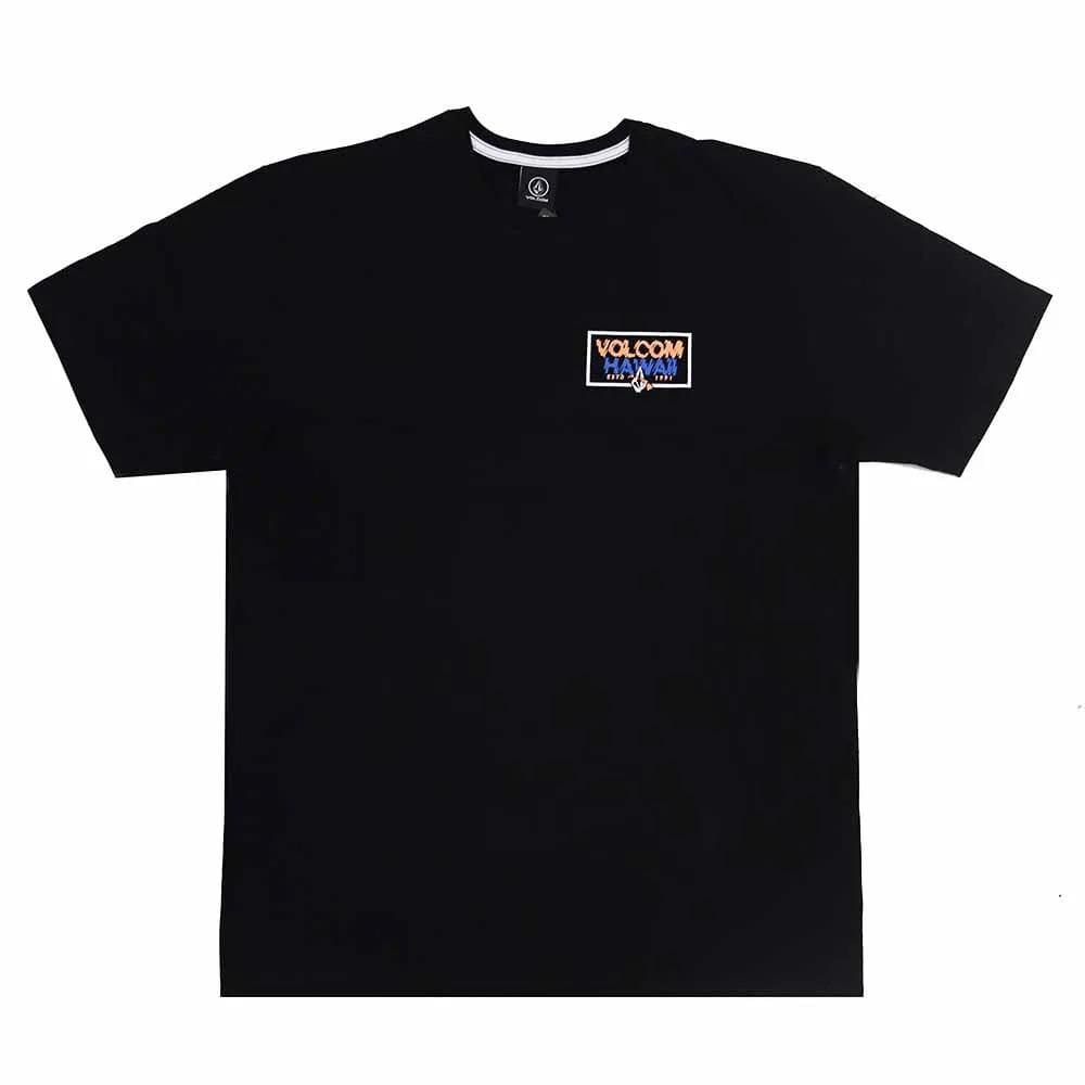 Camiseta Volcom Fuzer WT25 Masculina Preto