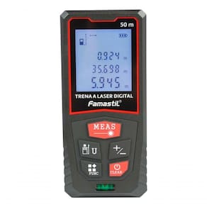 Trena Laser Digital 50m Profissional Com Cordão Famastil