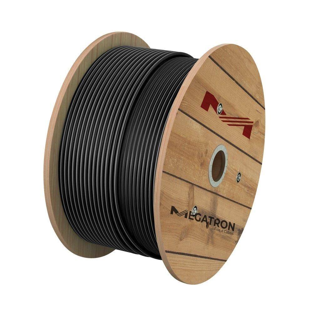 Cabo Megatron PP HEPR 2x1,50mmx100m Rolo 1kV Preto