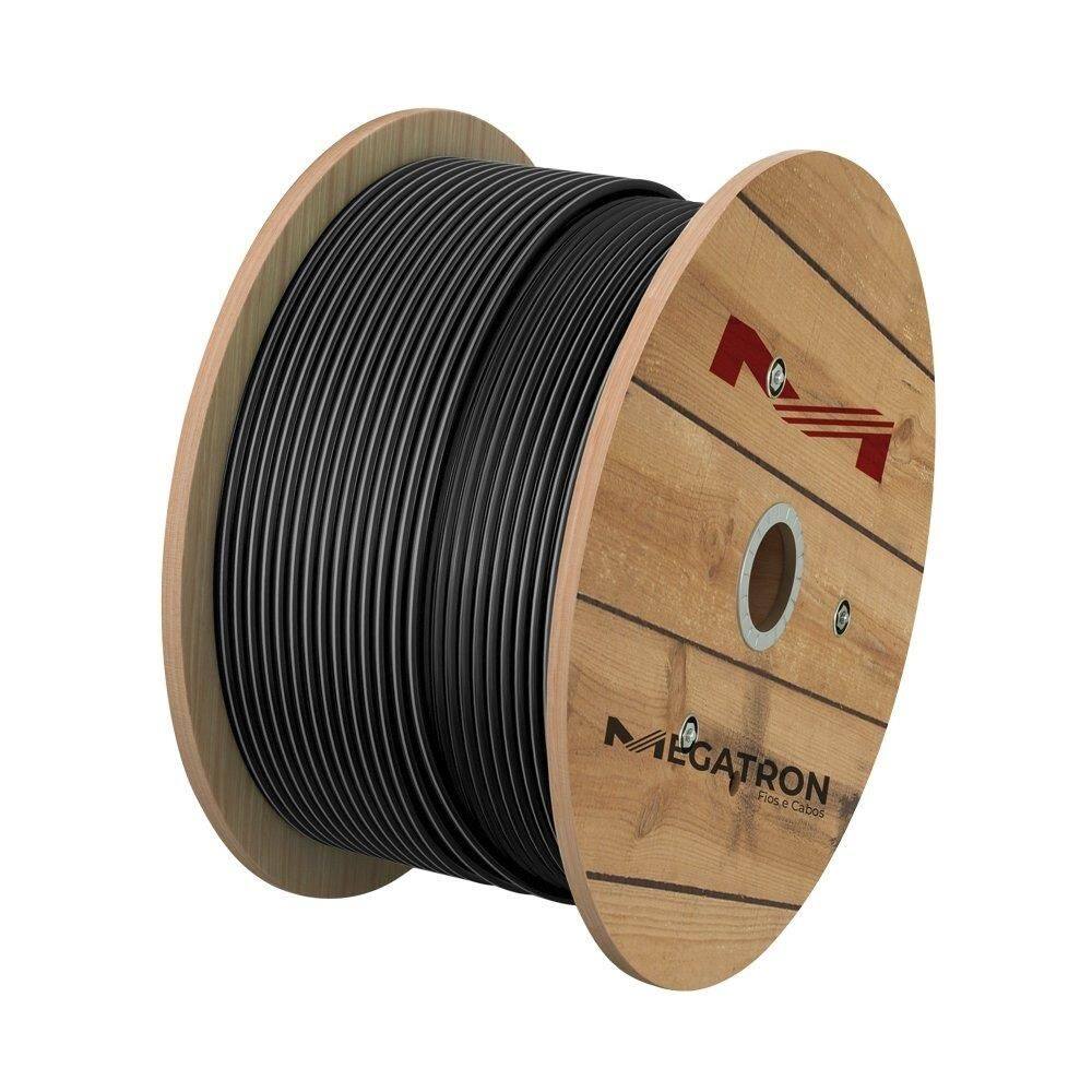Cabo Megatron PP HEPR 3x4,00mmx100m Rolo 1kV Preto