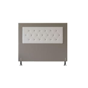 Cabeceira Havana 1,60 Cm Cama Box Queen Suede Bege
