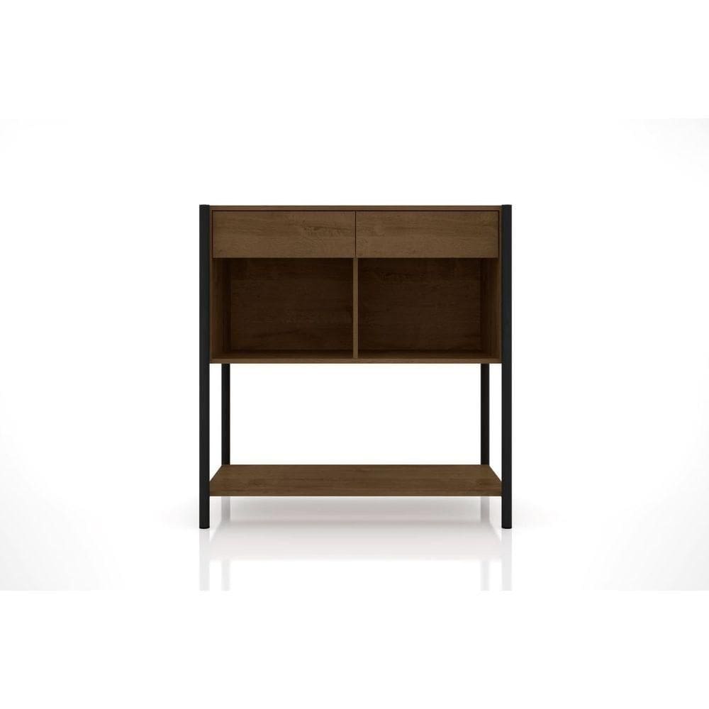 Cômoda Sevilha Para Quarto Com 2 Gavetas E 3 Prateleiras