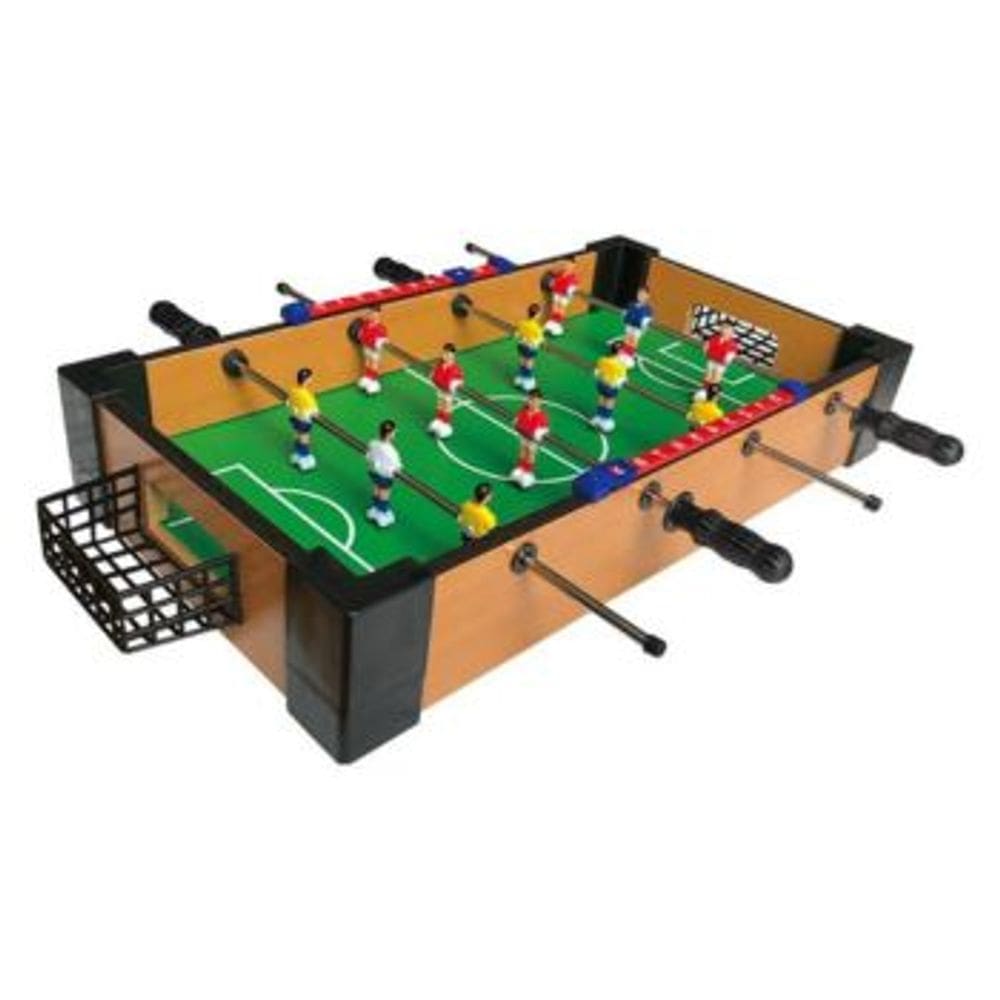 Jogo Toto Super Craque Junior 40,5x22x7cm DM Toys Mini Pebolim Infantil Completo