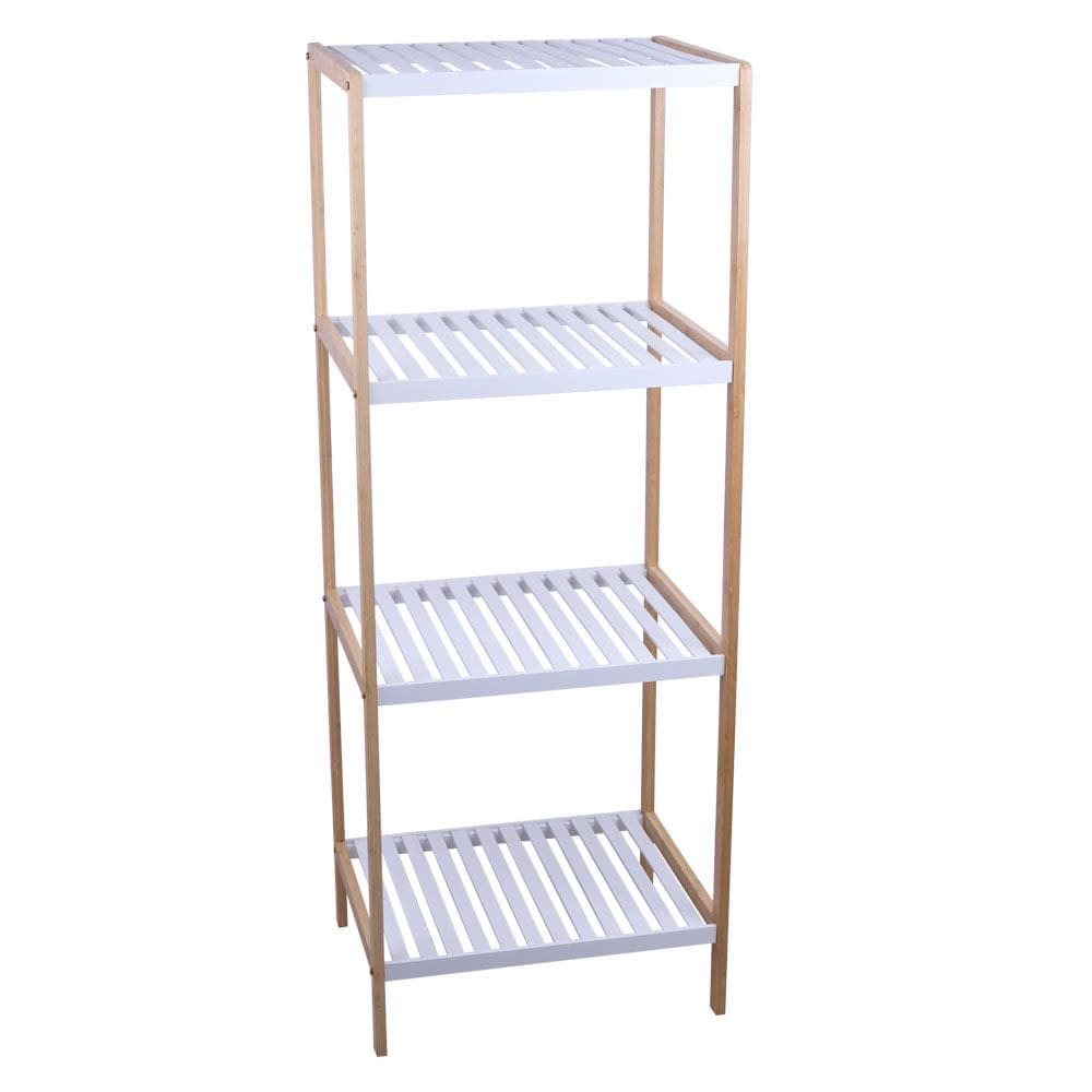Estante Multiuso Bambu Cazza Kayapo 4 Prateleiras 45x35x120cm