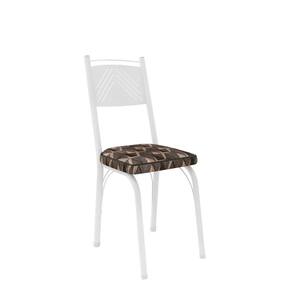 Kit Com 2 Cadeiras Europa 151 Com Base Branca Para Cozinha