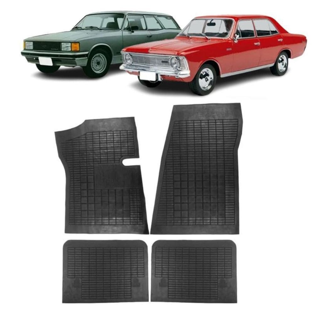 Tapete Borracha Gm Opala Caravan 4 Peças