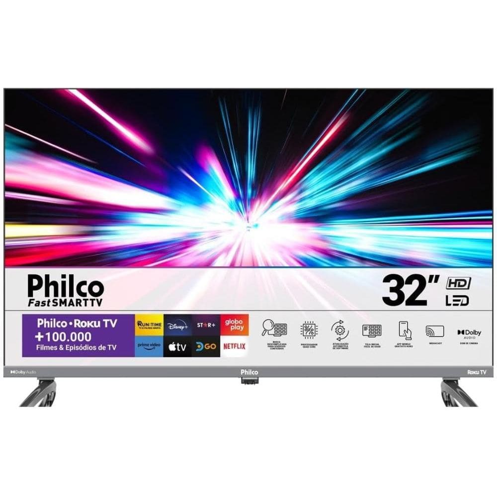 Smart Tv 32 Philco Lcd Led Ptv32k34rkgbz