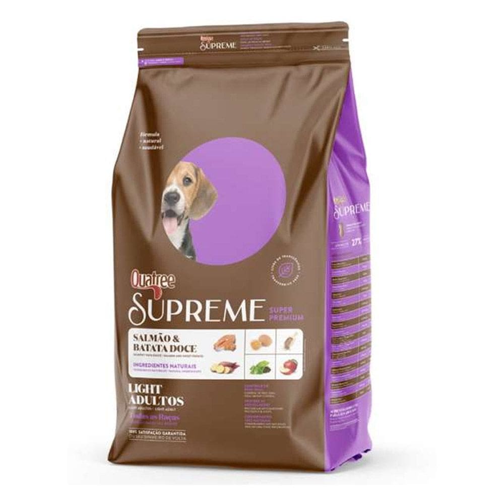 Ração Quatree Supreme Light Cães Adultos Todas as Raças 15kg