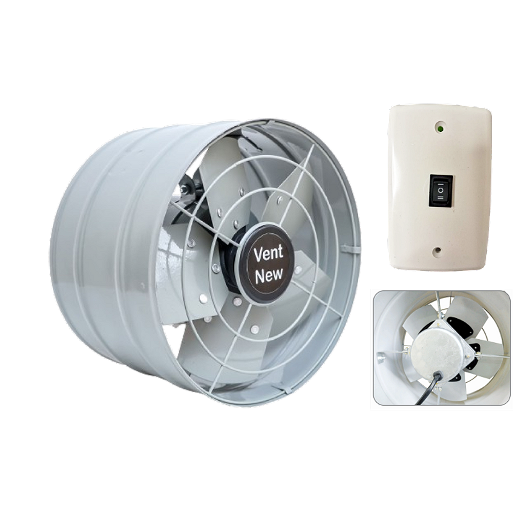 Exaustor Axial 30cm Vent New vazão 5040m³/h motor blindado