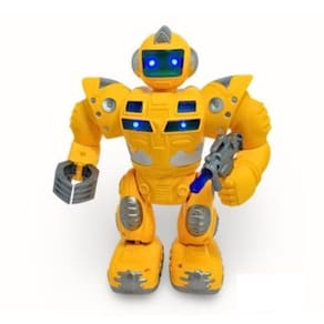 Robo Solar DM Toys com Movimento Som e Luz Brinquedo Infantil Recreativo
