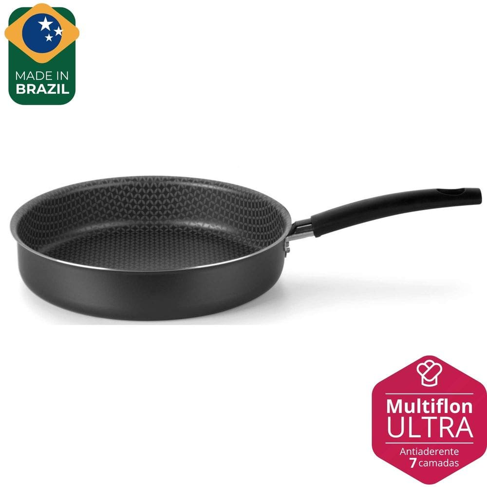 Frigideira Alta Antiaderente de Alumínio Gourmet 22ø - Multiflon