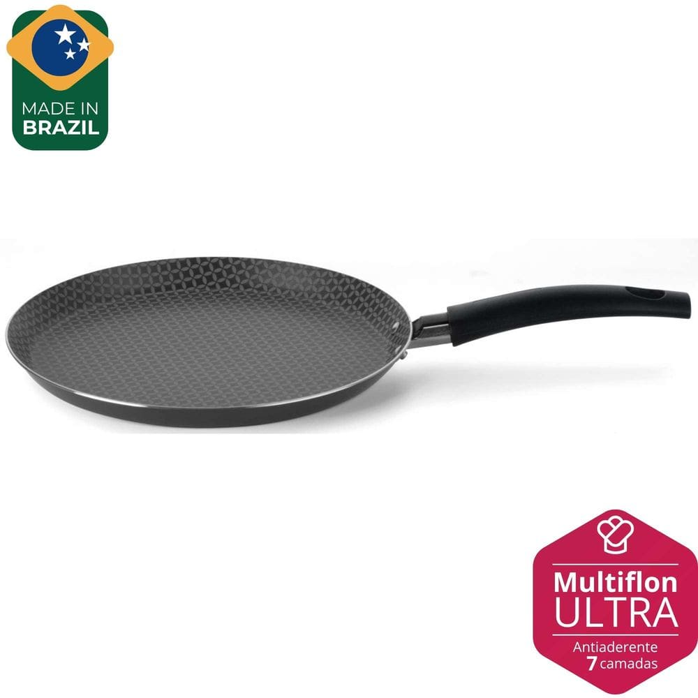 Crepeira/Tapioqueira/Panquequeira Antiaderente de Alumínio Gourmet 22ø- Multiflon