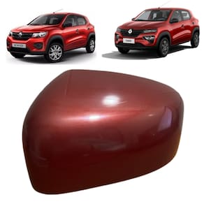 Capa Retrovisor Kwid Vermelho Fogo Lado Esquerdo
