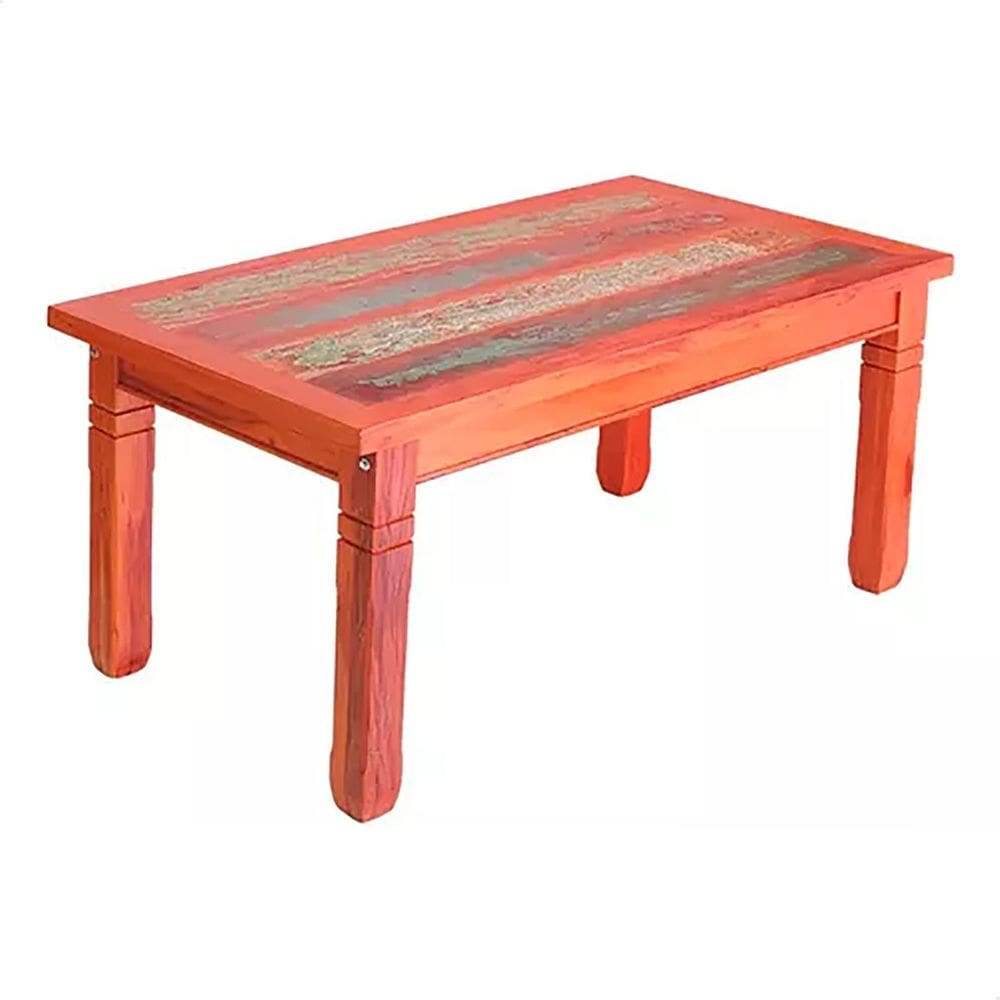 Mesa de Jantar 1,7 M Madeira Maciça Com Pátina