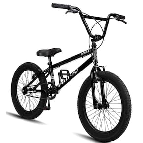Bicicleta Aro 20 Bmx Pro-X Infantil Série 1 Aro Preto+Branco
