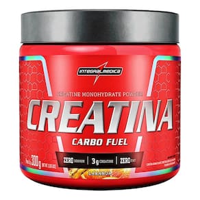 Creatina Carbo Fuel Neutro 300g - Integralmedica laranja