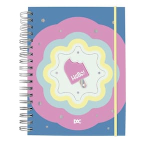 Caderno Smart Univ. Hello c/ 80Fls Reposicionáveis 90g – DAC
