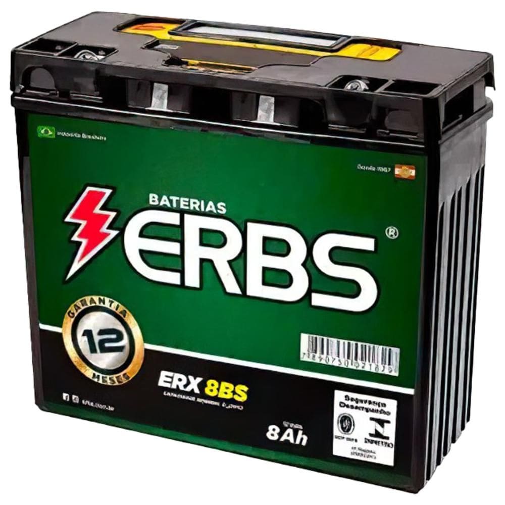 Bateria Selada ERBS 8ah 12V ERX8BS ZX10 XVS650 XJ6