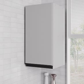 Armário Aéreo 1 Porta 30cm Nara Cabecasa Madeiramadeira Cinza Claro