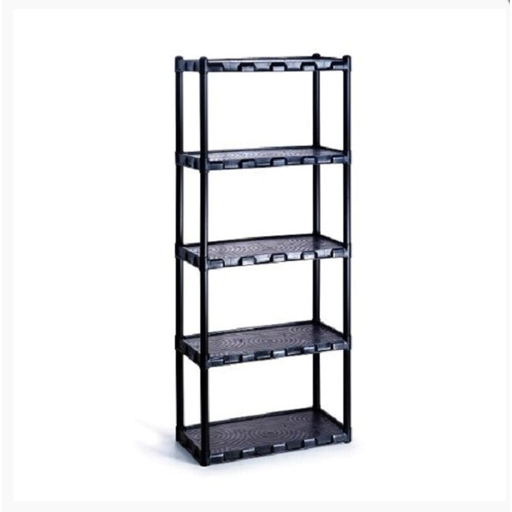 Estante Modular Agraplast Preta 5 Prateleiras 175x68x36cm