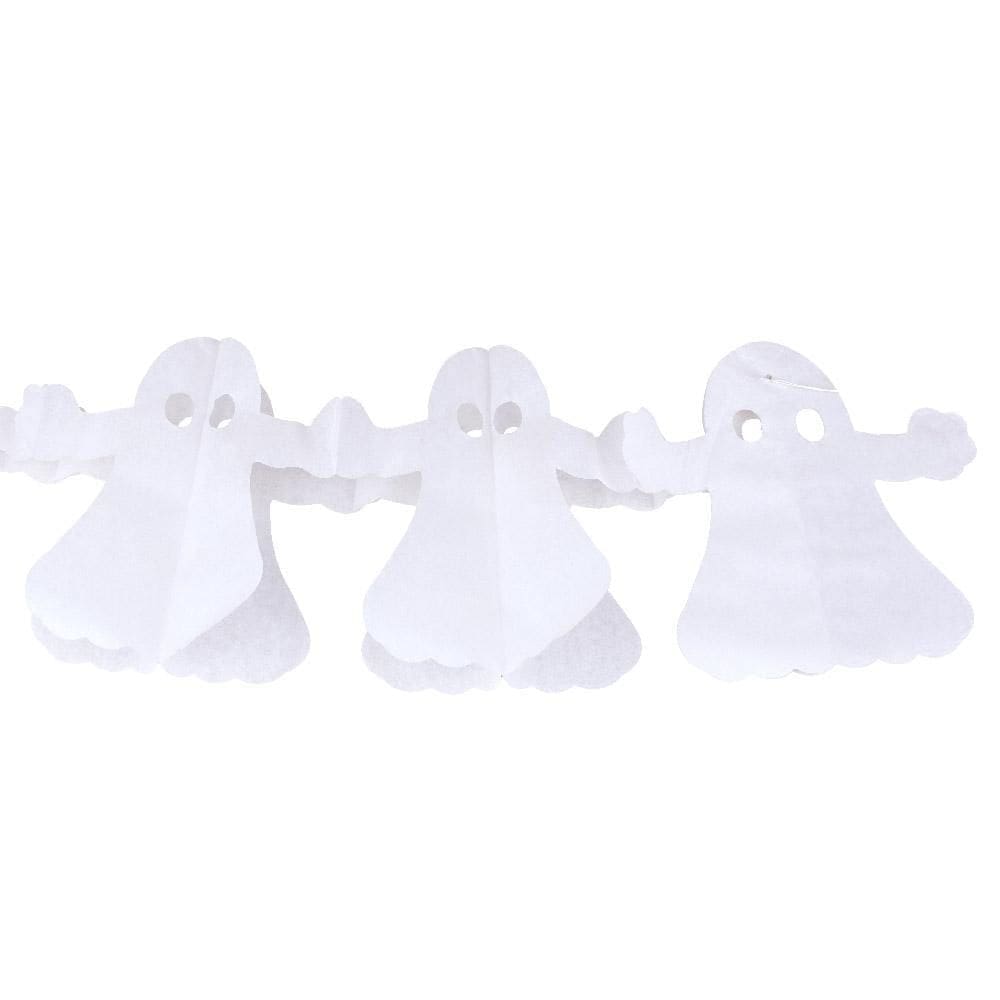 Corrente de Papel 3m Fantasma Halloween Play&Fun