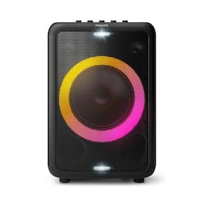 Caixa de Som Bluetooth Philips Party Speaker TAX3208, Potência 800W, com Luzes e Bateria Recarregável