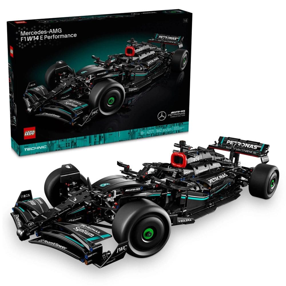 Lego Technic Mercedes AMG F1 W14 1642 Peças - 42171