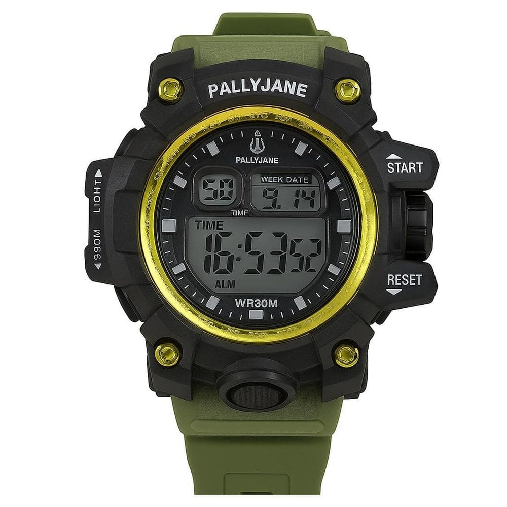 Relógio Verde Oliva Militar Redondo Prova Dágua Masculino