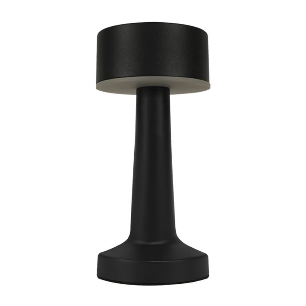 Luminária Abajur Mesa Led Jimp Dimerizável S/ Fio Recarregável Taschibra Preto