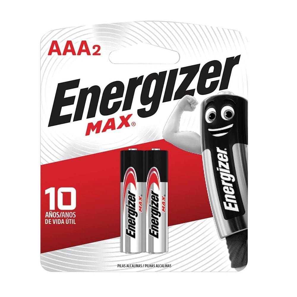 Pilha Palito Alcalina E92BP2 com 2 Energizer