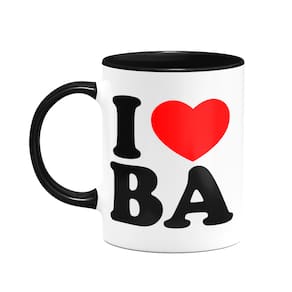 Caneca I Love BA - Bahia - 325ml - B-black