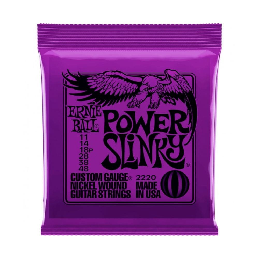 Encordoamento para Guitarra Ernie Ball Power Slinky 011 2220