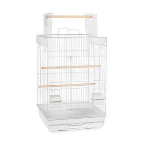 Abertura superior do Bird Cage Prevue para calopsitas brancas