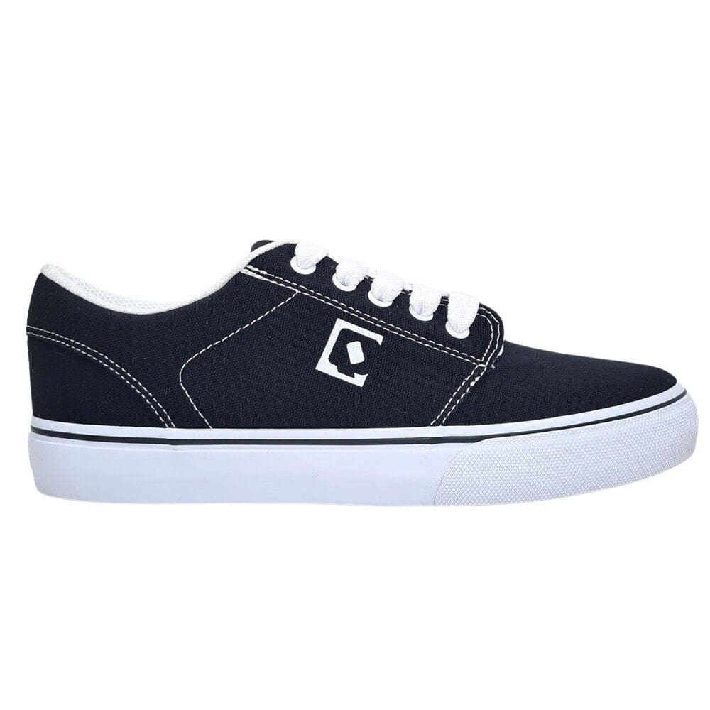 Tênis Qix Combat Preto Branco Moda Streetwear Unissex