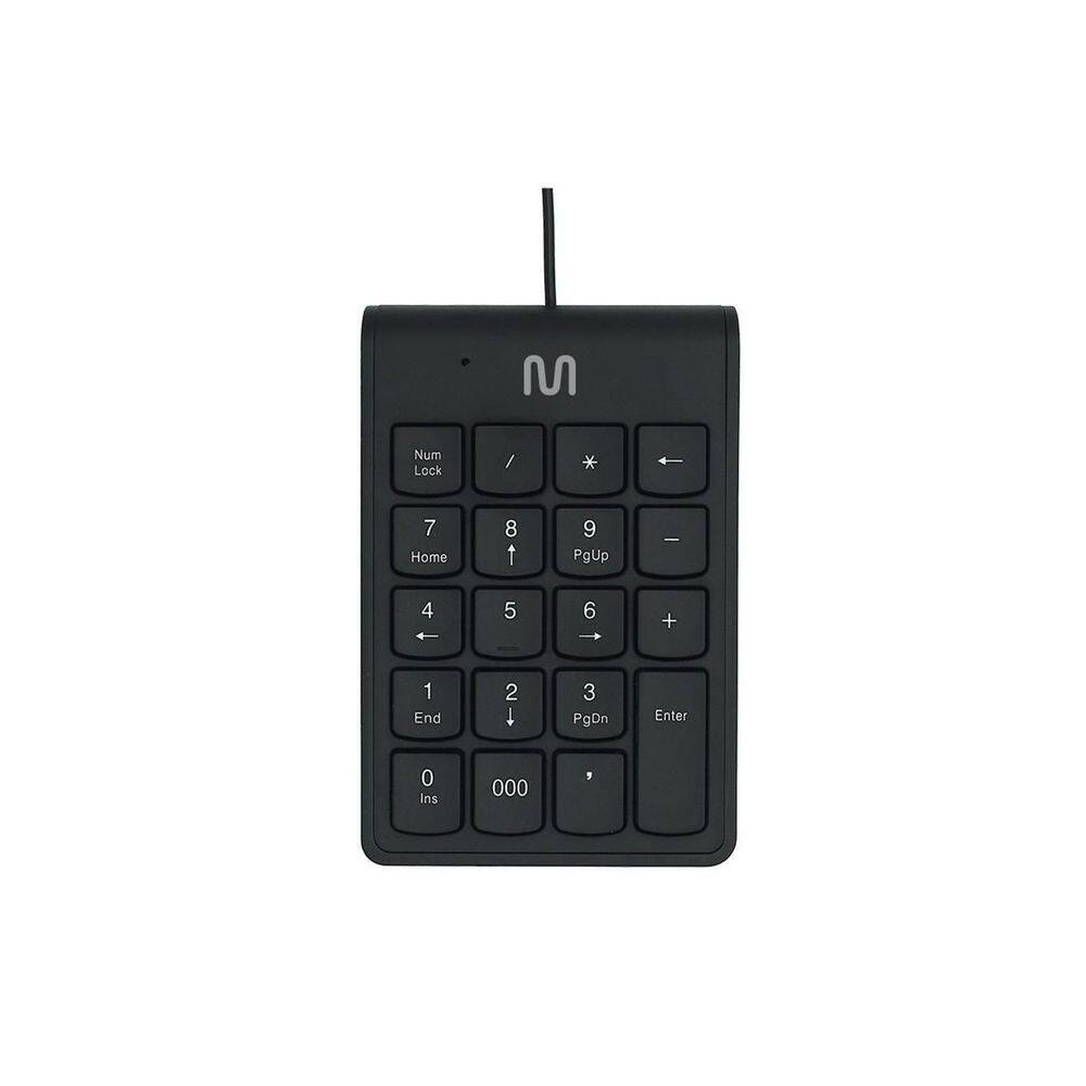 Teclado Numérico Tfn100, Com Fio, Usb, Cabo De 120cm, Com Tecla 000, Preto - Tc227