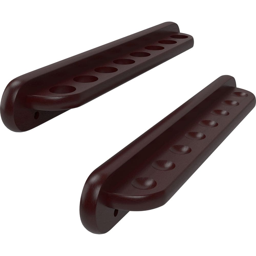 Suporte para tacos de bilhar/sinuca Viper montado na parede Solid Oak 8 Cues