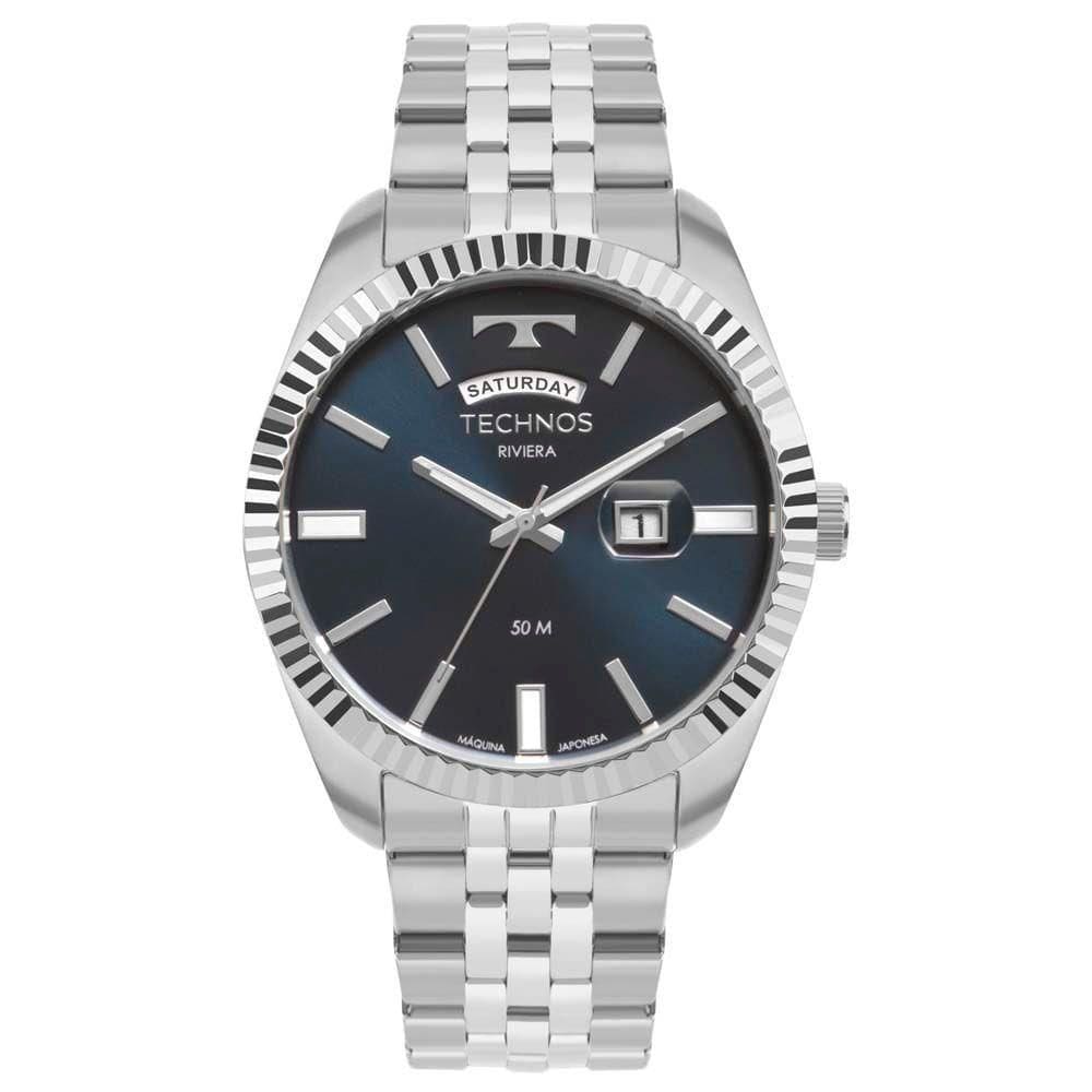 Relógio Technos Masculino Riviera Prata - 2350ai-1a 2350ai-1a
