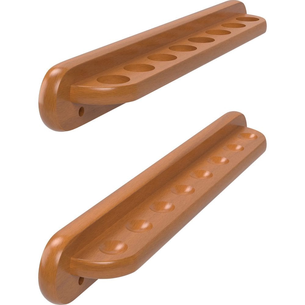 Suporte para tacos de bilhar/sinuca Viper Traditional Wall Mounted Oak