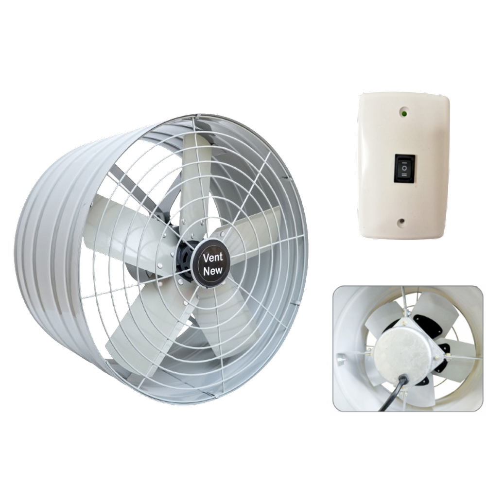 Exaustor Alta Vazão 50cm Vent New vazão 22.320 m³/h 220V
