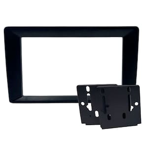 Moldura Painel Multimídia Adaptadora Redutora 9 para 7 Polegadas 2 Din Black Piano Expex Epx9un001